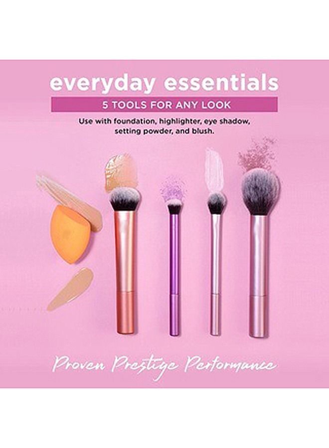 Arabest Makeup Brush Set with Soft Foundation Sponge - Image 2
