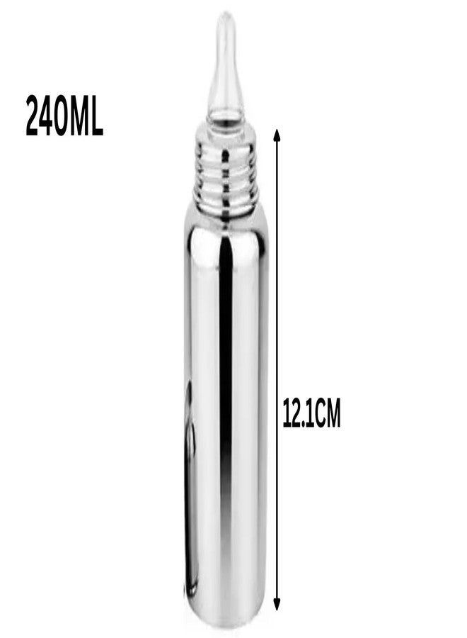 ZOOV Stainless Steel Baby Feeding Milk Bottle, Milk Feeding, Water Feeding | 240Ml (Milk Bottle) - Image 2
