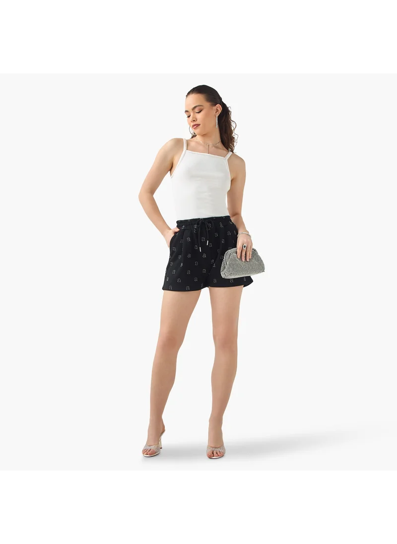 تواكستريمز 2Xtremz Embellished Tank Top with Square Neck