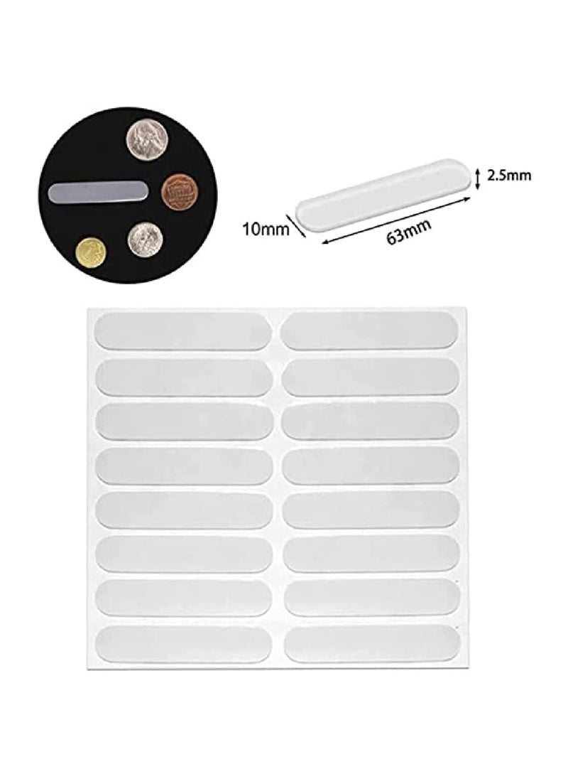 PRAYAS PRAYAS Clear Rubber Crash Pad Set AntiCollision AntiSlip Silent Furniture Bumpers Stickers No Adhesive Residue for Home School Room Wall Glass Door Knob Cabinet Metal Handle Pack of 20  - Image 2