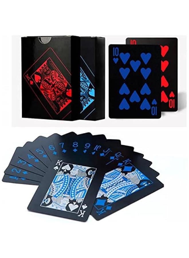 2 Deck of Waterproof  Cards and Playing Cards with Flexible Plastic PVC and Classic Trick Cards - Image 1