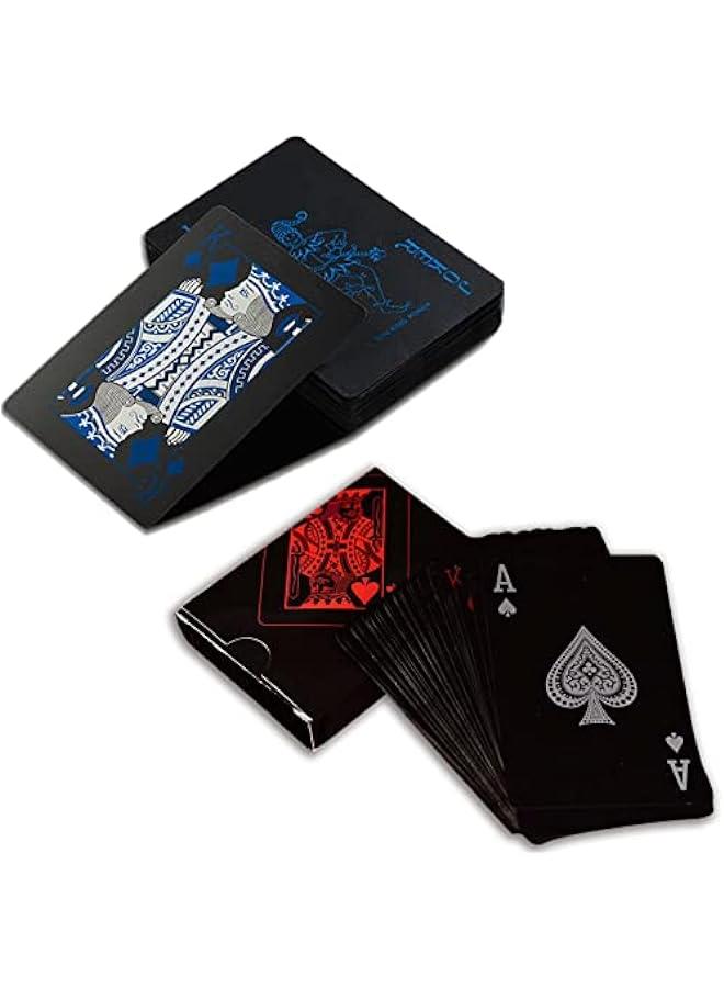 2 Deck of Waterproof  Cards and Playing Cards with Flexible Plastic PVC and Classic Trick Cards - Image 4