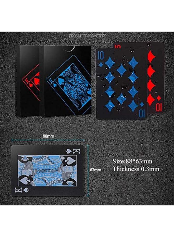 2 Deck of Waterproof  Cards and Playing Cards with Flexible Plastic PVC and Classic Trick Cards - Image 5