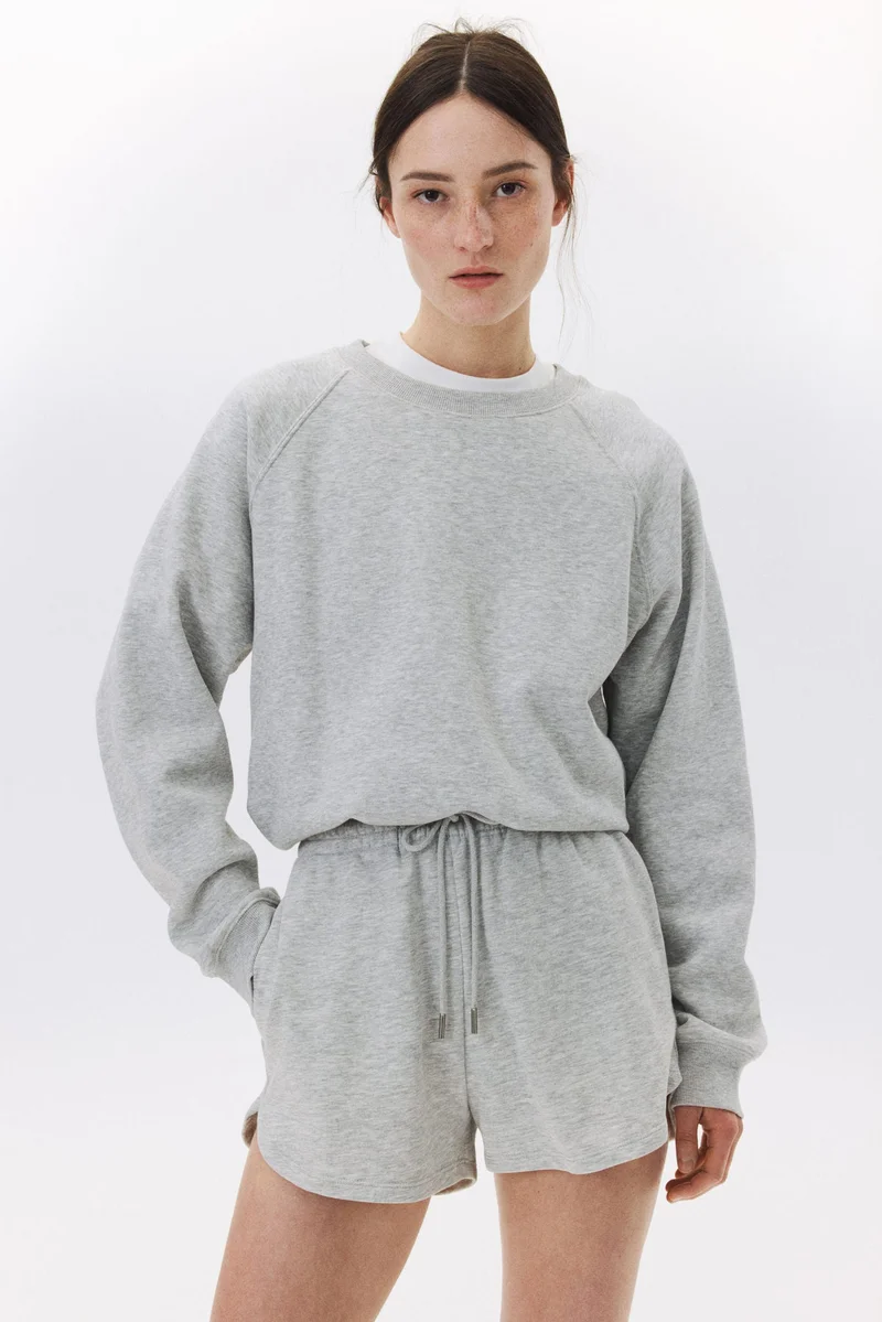 اتش اند ام شورت من نسيج سميك