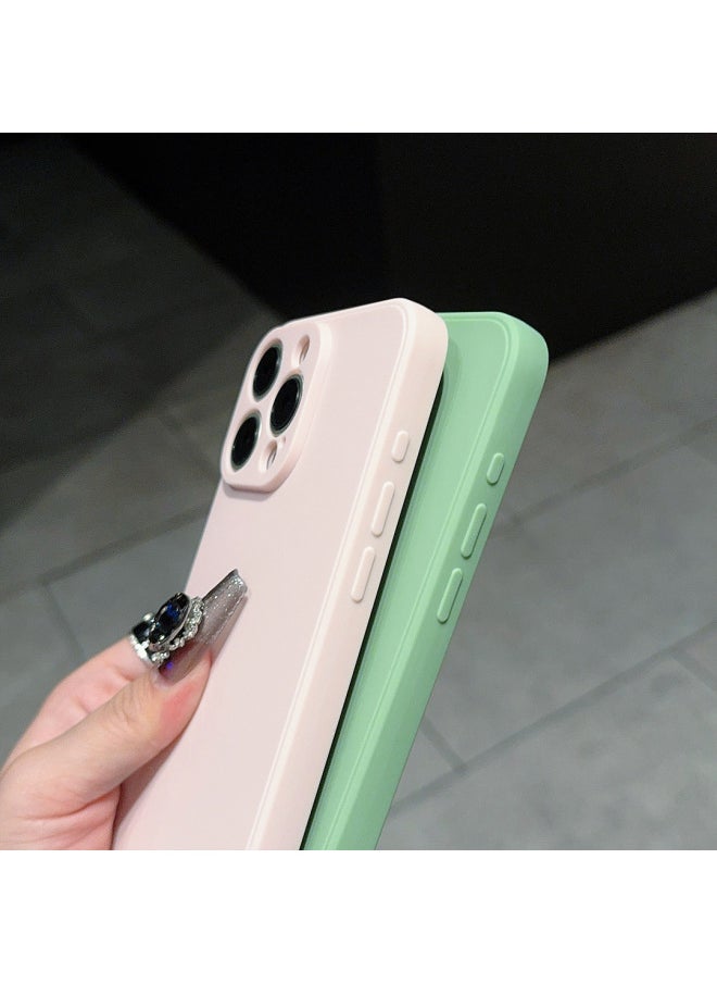 Generic - Straight Edge Rubik's Cube Suitable For Iphone15 Mobile Phone Case For Iphone 14Promax Protective Cover 13 Simple 11 Anti-fall Soft Shell-Color:Yuanfeng Blue-Applicable Models:For Iphone-16Promax - Image 1