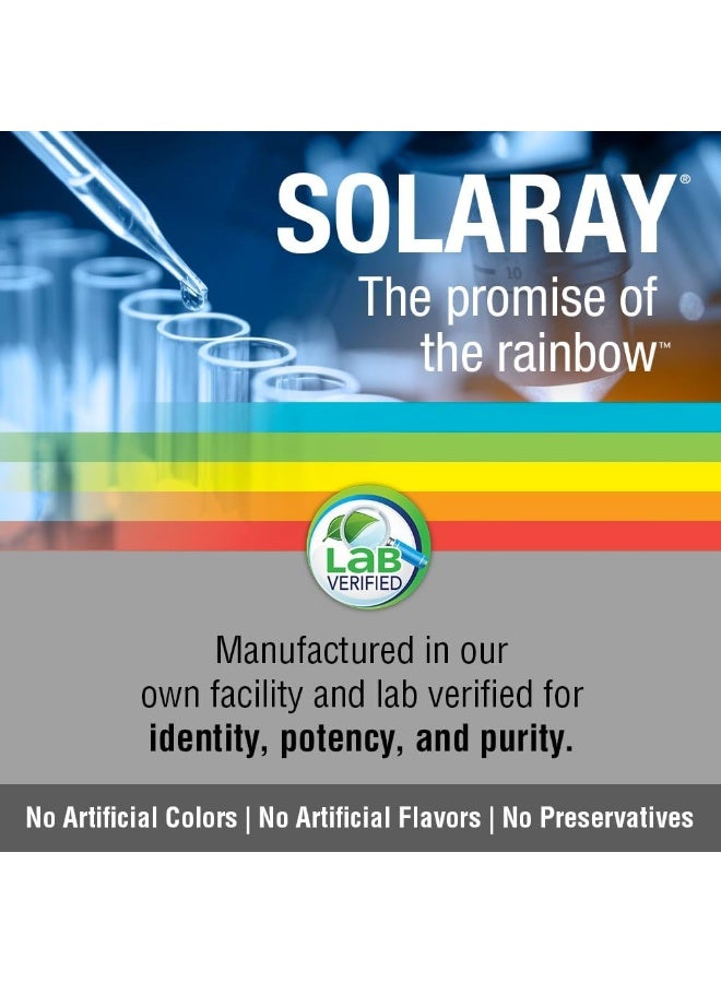 Solaray SOLARAY L-Lysine 500mg | Amino Acid | Healthy Cognitive, Immune System & GI Function, Bones, Joints & Skin Support | 120 VegCaps  - Image 5