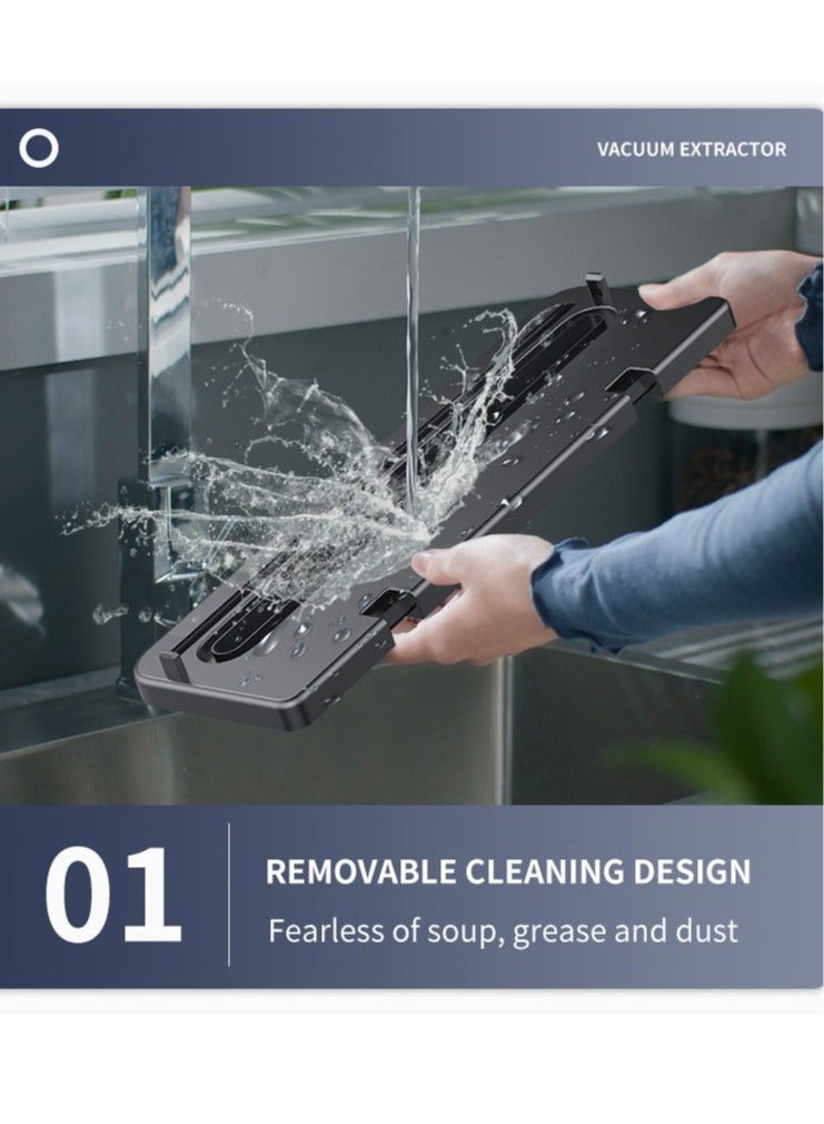 جاكت آلات تغليف الفراغ، آلة تغليف حراري أوتوماتيكية لتعبئة الطعام والحفاظ على نضارته، مع 6 أوضاع جافة ورطبة، وتعقيم بالأشعة فوق البنفسجية بشاشة لمس ذكية - Image 5