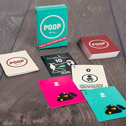 Breaking Games Poop The Game Hilarious and FamilyFriendly Card Game for Kids Ages 6 and Up Perfect for Game Night and Parties 25 Players Public Restroom Edition - Image 5