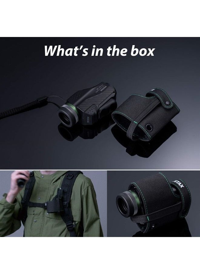 Pentax - PENTAX Monocular VM 6x21 WP Easy to use with just one hand.Universal design that is ergonomically easy to operate. Bright and clear view with high contrast and excellent optical performance.Waterproof - Image 1