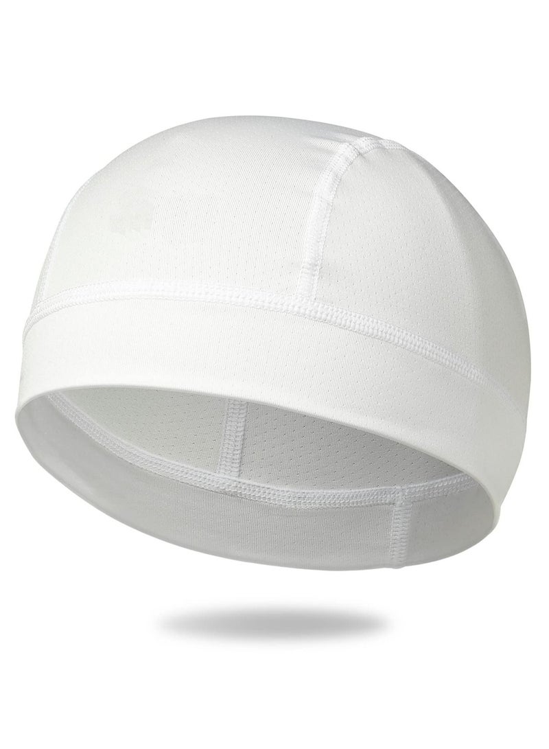 Captaintech Cycling Skull Cap Under Helmet Summer Breathable Mesh Helmet Liner Sun Protection Beanie for Men Women Sweat Wicking Hat for Motorcycling Cycling Football Running - Image 1