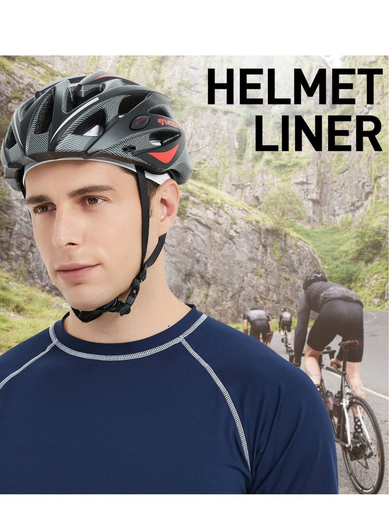 Captaintech Cycling Skull Cap Under Helmet Summer Breathable Mesh Helmet Liner Sun Protection Beanie for Men Women Sweat Wicking Hat for Motorcycling Cycling Football Running - Image 5