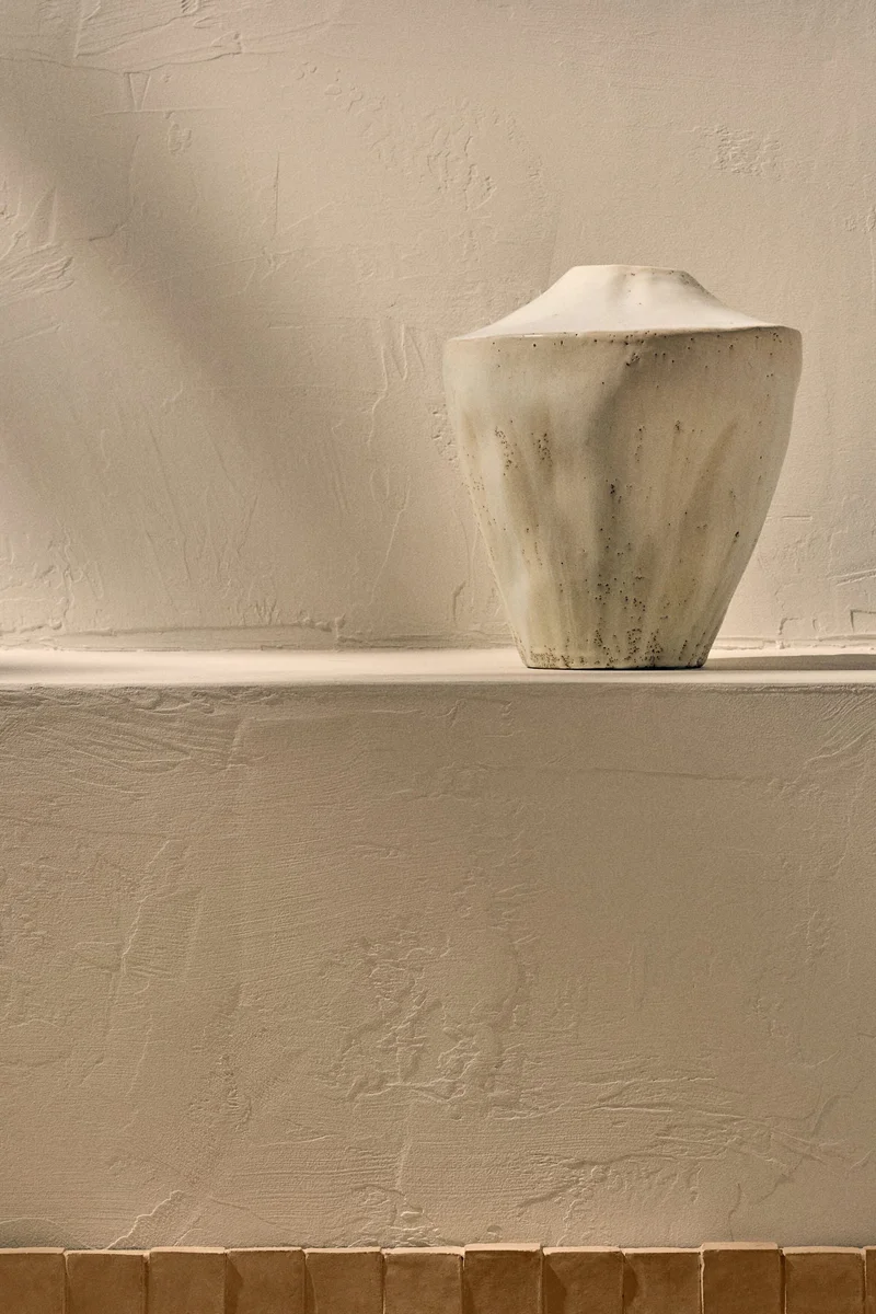 H&M Large hand-glazed stoneware vase