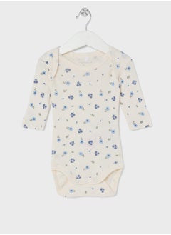 NAME IT Kids 3 Pack Jet Stream Flower Printed Bodysuit  - Image 2