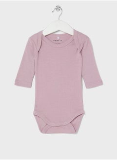 NAME IT Kids 3 Pack Jet Stream Flower Printed Bodysuit  - Image 3
