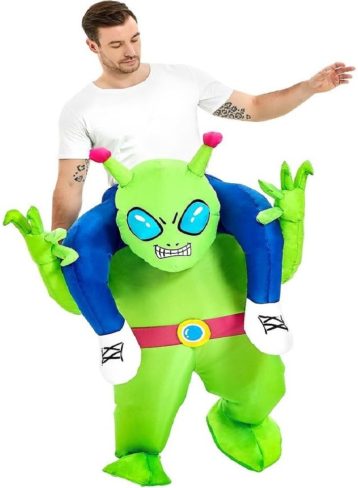 Upgraded fun inflatable alien costume, adult riding costume, party role play costume funny, suitable for men and women - Image 1