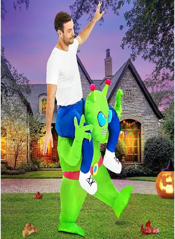 Upgraded fun inflatable alien costume, adult riding costume, party role play costume funny, suitable for men and women - Image 5