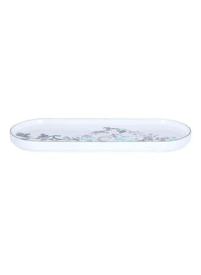 Alsaif Porcelain Dessert Serving Dish 12 Cm Oval White  - Image 1