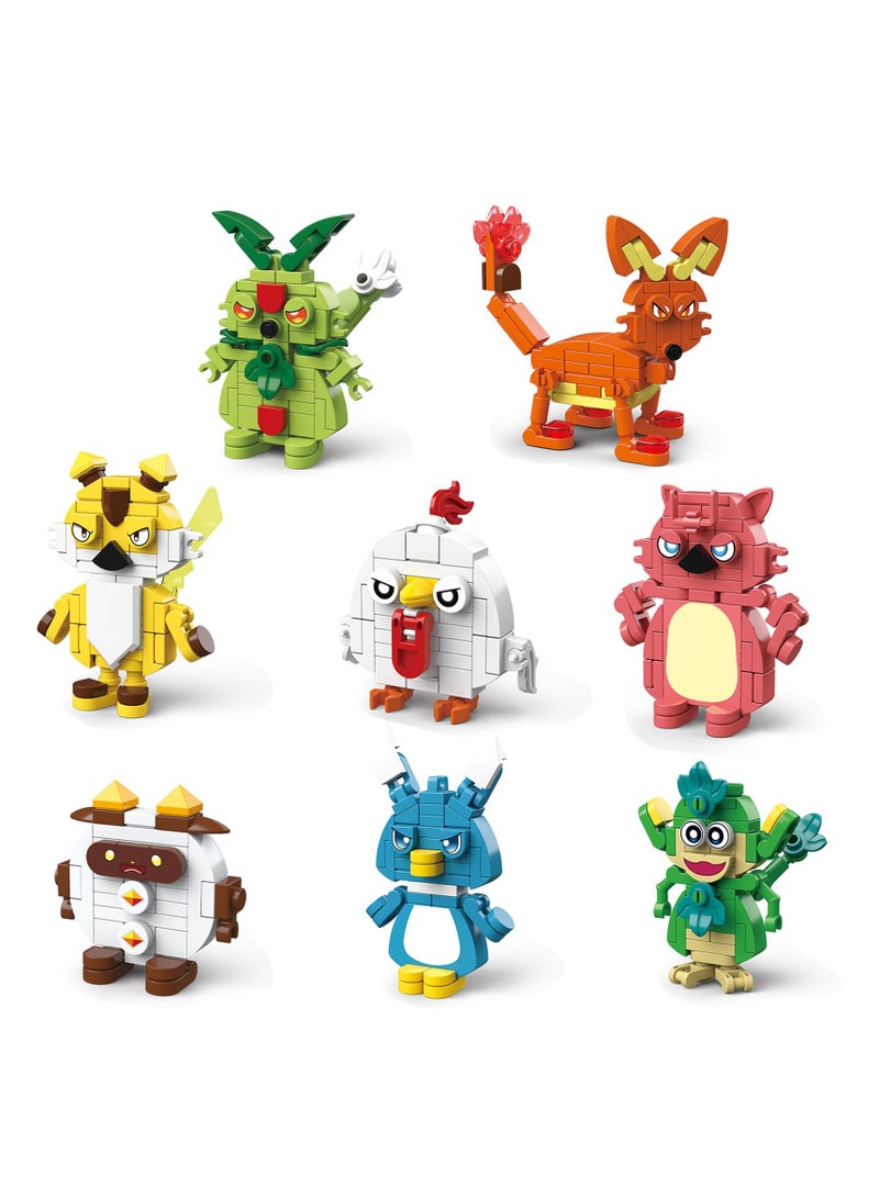 Loquat 8-in-1 Creative Building Blocks Set for Kids 6+, 493 Pcs Multi-Model Animal Figures, Ideal Birthday Gift for Boys and Girls, Fun Educational Toys - Image 1