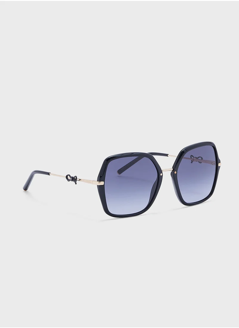كارولينا هيريرا Her 0217/S Oversized Sunglasses
