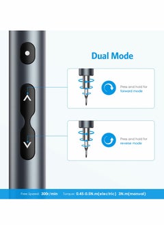 Excefore Electric Screwdriver,  28 in 1 Cordless Mini Power Screwdriver Set with 24 Bits, Rechargeable Repair Tools Kit  - Image 3