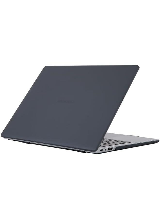 erorex Laptop Case Compatible With Huawei Matebook 14 14" 2024 Crystal And Matte Pc Cover Laptop Protective Hard Shell Matte Black - Image 1