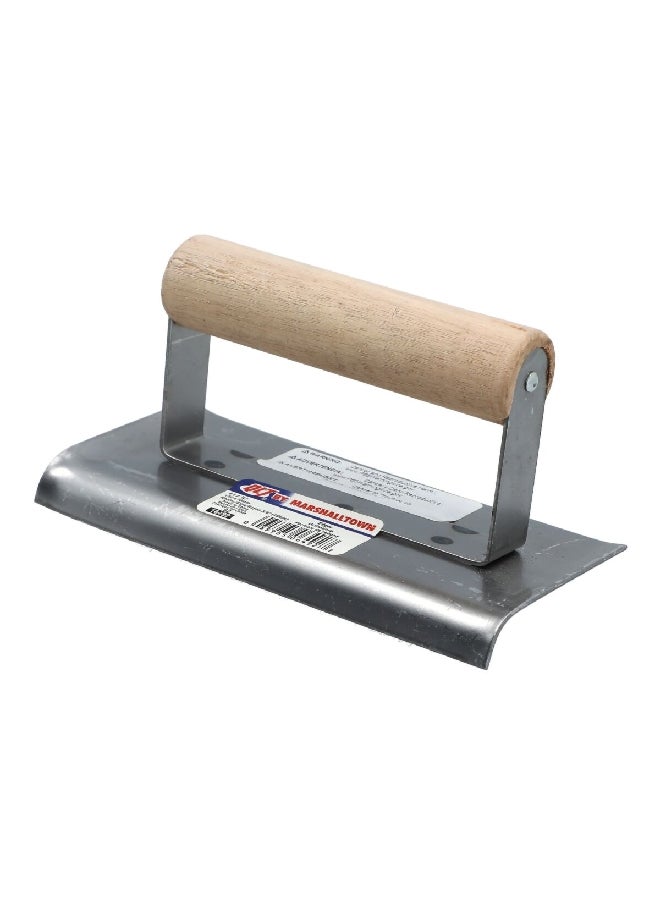 MARSHALLTOWN Concrete Edger Silver and Brown 6 x 2.75 Inch  - Image 2