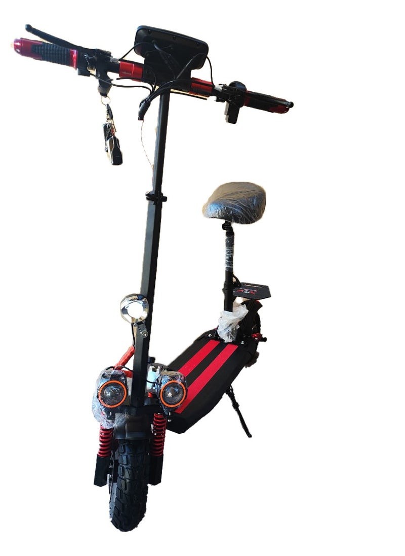 ROHAN WINGS Electric Scooter for Adults Rohan Wings KT4A ,2025 New model, Powerful and Durable Motor, 30km range with powerful 48V 13AH Battery, Excellent Speed, Bluetooth Speaker, Seat with free accessories Helmet, Safety Belt, Mobile Holder, Pump, Tool Kit and Lock.  - Image 2