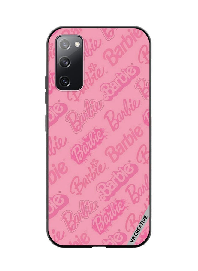 VR CREATIVE Protective Case Cover For Samsung Galaxy S20 FE 5G Barbie Design Multicolour - Image 1
