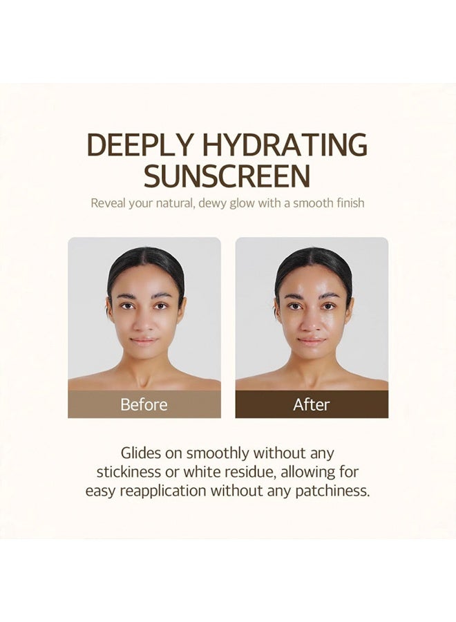 mixsoon Bean Sunscreen,SPF 50 Airy Texture Type Lightweight No White Cast For Face Korean Glass Skin Care, Water Proof Sweat Resistant, Moisturizing - Image 4