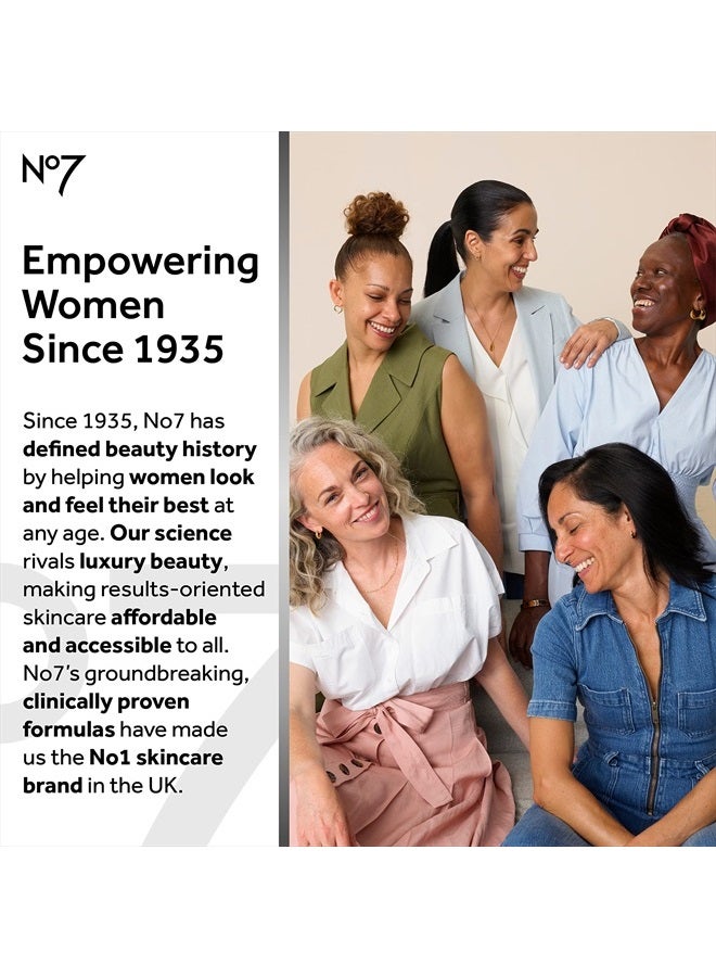 No7 Laboratories Line Correcting Booster Serum - Potent Collagen Peptide Serum for Fine Lines and Wrinkles - Moisturizing Formula for All Aging Skin Types (15 ml) - Image 4