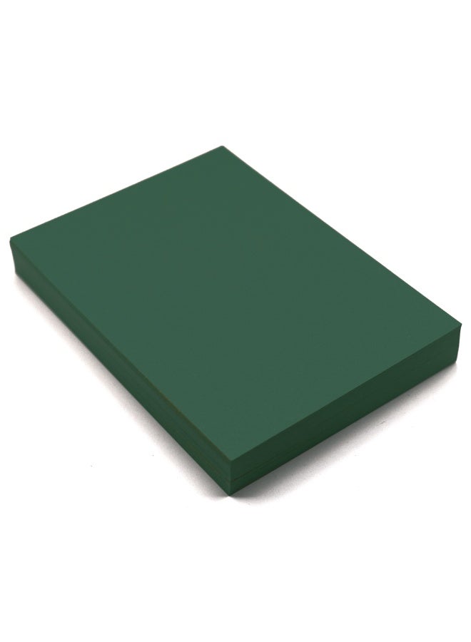firstnock Color Card Paper Dark Green, A6 - 50 Sheets - 250GSM Thick Colored Card Stock - Premium Craft Paper for DIY, Invitations, Arts & Crafts and Printing Color Card Paper Green, A6 - 50 Sheets - 250GSM Thick Colored Card Stock - Premium Craft Paper for DIY, Invitations, Arts & Crafts and Printing (10x15cm) - Image 1