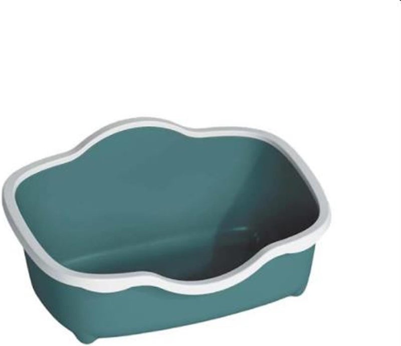 صندوق فضلات القطط من Stefan Plast - مقاسات 56x38.5x26 سم - لون أخضر