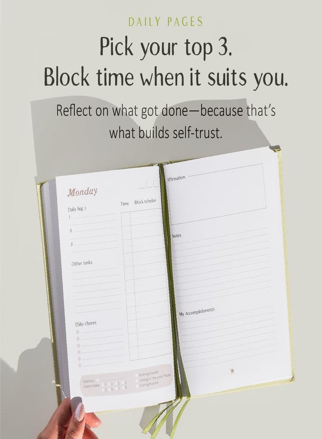 epic self The ADHD Planner for Adults - Undated Daily & Weekly ADHD Journal for Disorganized People, 90 Days - Habit Tracker, Record Emotions & Mood - Academic Goals - Structure & Focus for Adults Brains - Image 3