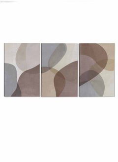 LOWHA Set Of 3 Framed Canvas Wall Arts Stretched Over Wooden Frame Abstract Paintings For Home Living Room Office Decor  - Image 4
