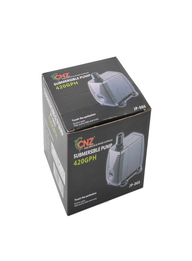 CNZ JP-066 420gph Submersible Pump for Aquarium Small Fountain Hydroponic - Image 4