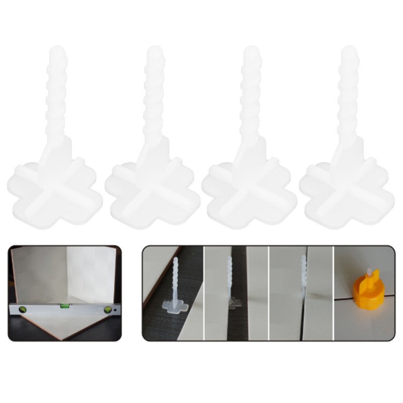 Tile Leveling System: 3‑24mm Tile Thickness, 2mm Gap, High‑Quality PP Material, Reusable, Prevent Tile Shift, Easy to Use, Tile Installation Tool for Wall and Floor Tile Paving Work - Image 2