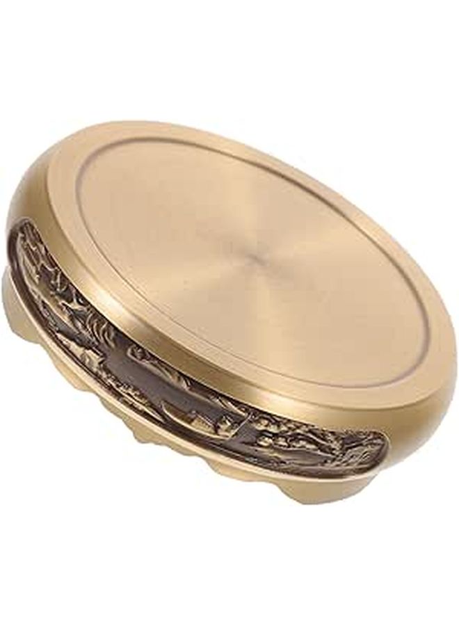 Vintage Copper Incense Burner Small Decorative Censer Holder Stand - Image 1