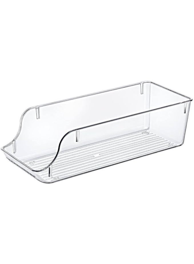 Acrylic refrigerator organizer for drinks – versatile, practical and transparent design, 35 x 9 x 11 cm AR - Image 1