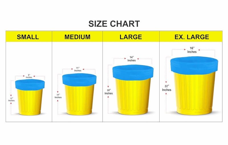 shalimar أكياس قمامة معطرة (عطر اللافندر) مميزة | متوسطة 19 × 21 بوصة | 120 كيس (30 كيس × 4 لفات) | كيس سلة المهملات/كيس قمامة | (أزرق) - صندوق مثقوب لتسهيل السحب - Image 5