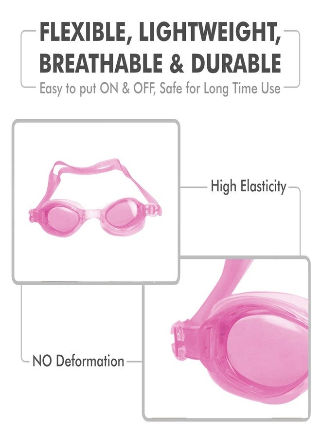 EKAN Combo Of Goggles For Children Anti Fog No Leaking Swimming Glasses Kids Diving Goggles With Ear Plugs For Kids Boy/Girl - Image 5