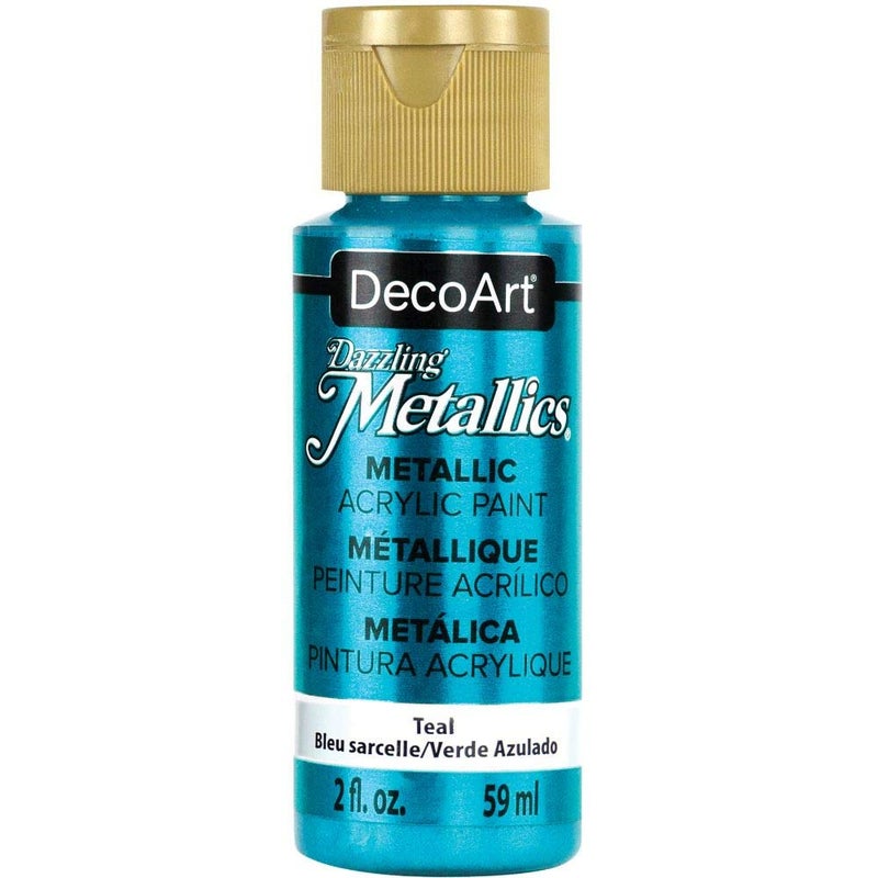 DecoArt Acrylic Paint for Arts and Crafts Teal 59 ml Pack of 1