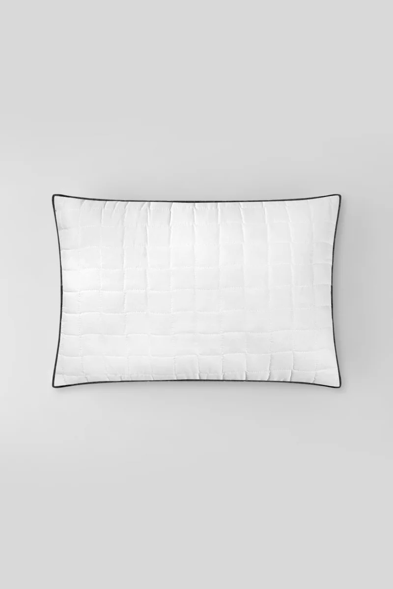 بلونيتي Molden 2-Piece Quilted and Embellished Four Season Pillow 50X70 cm White/black
