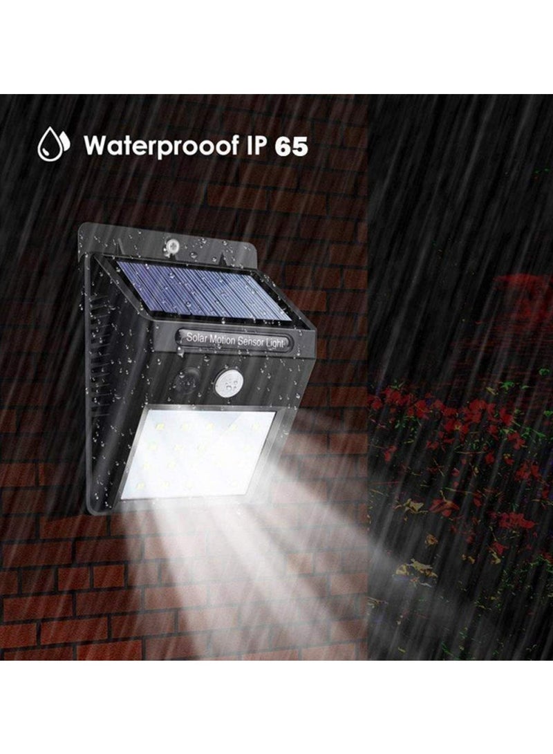 ELTRAZONE 【4 pack】 35 LED Solar Lights Outdoor Waterproof Solar Motion Sensor Light Wireless Lights Outside Wall Lamp for Driveway Patio Garden Path  - Image 3