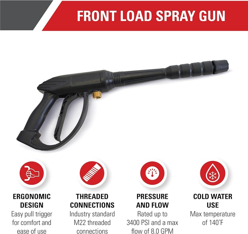 Simpson Cleaning 80147 Universal Pressure Washer Gun for Cold Water Use up to 3400 PSI - Image 2