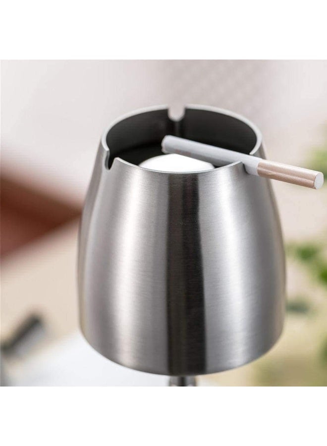 Stainless Steel Height Adjustable Telescopic Standing Ashtray, Windproof Floor Ashtray - Image 5