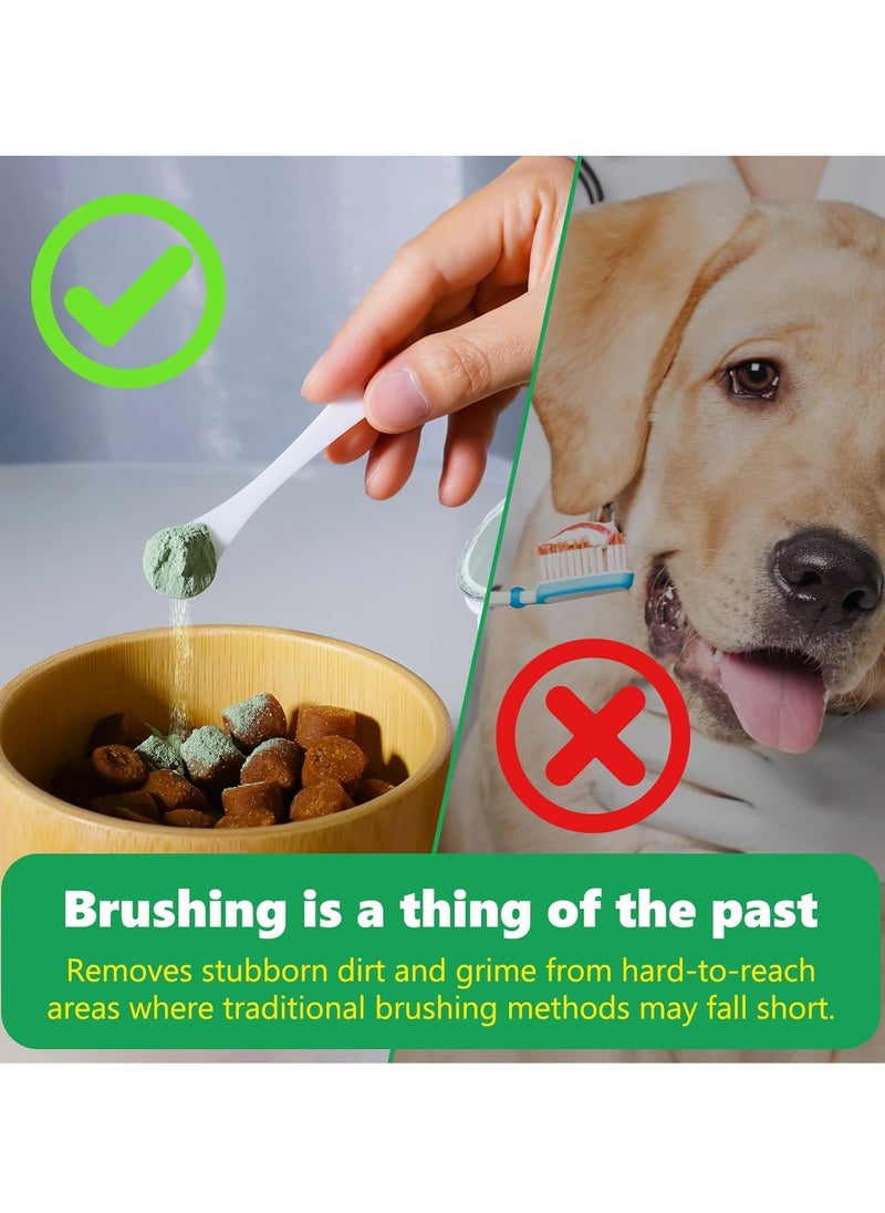 PET - Dental Cleaning Powder For all Dogs Reduces Plaque Prevents Tartar Improves Breath Net Wt 2.82 OZ 80 gPack of 1Pet Dental Cleaning Powder - Image 1