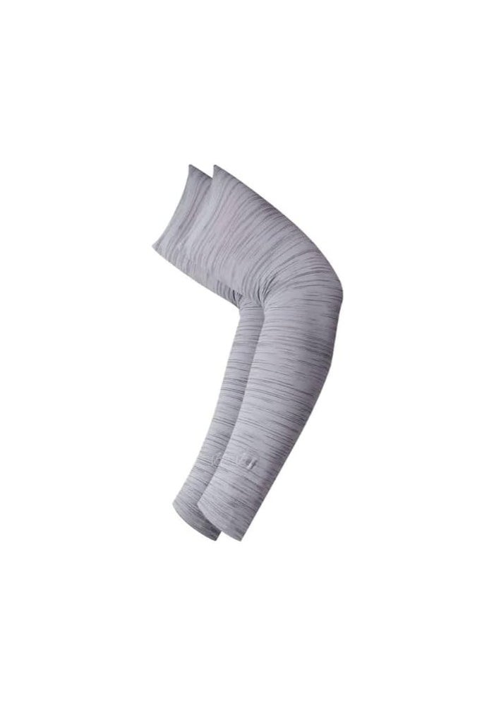 Buff SS23 Reflective Arm Sleeves, Large/X-Large, Light Grey