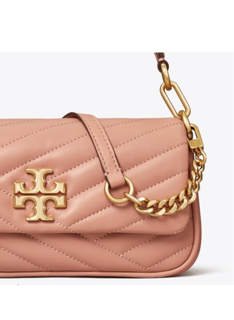 TB - Tory Burch Kira Chevron Small Flap Shoulder Bag - Image 1