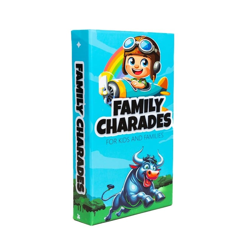 Plearn Pieces Family Charades for Kids Families 4 Players Family Bonding Game Stocking Stuffers Ages 4 - Image 1