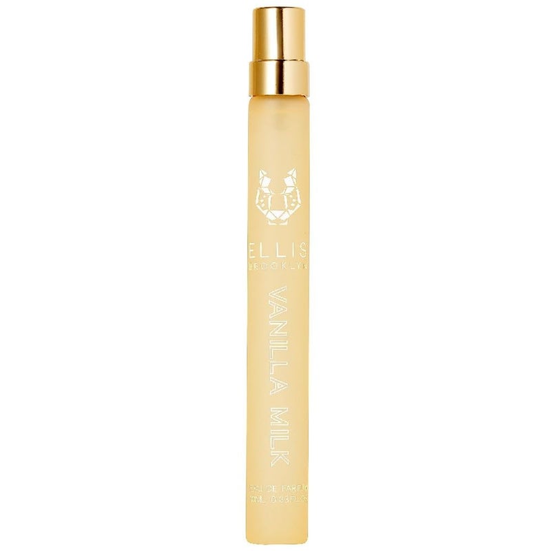 ELLIS BROOKLYN عطر إليس بروكلين فانيلا ميلك - حليب كريمي غورماند، فانيلا بوربون وخشب الصندل، عطر للنساء - نباتي، خالي من القسوة وخالي من البارابين، صنع في الولايات المتحدة، 10 مل / 0.33 أونصة - Image 1